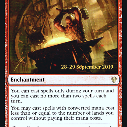 Fires of Invention [Throne of Eldraine Promos] Prerelease Foil