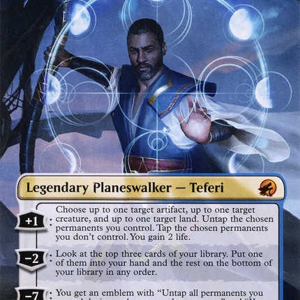 Teferi, Who Slows the Sunset (Borderless) [Innistrad: Midnight Hunt]