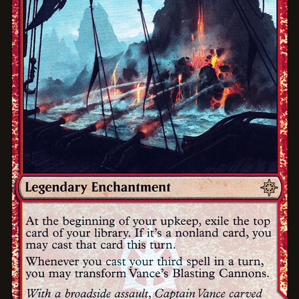 Vance's Blasting Cannons // Spitfire Bastion (compasslanddfc) [XLN Treasure Chest] Foil