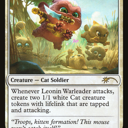 Leonin Warleader [Secret Lair Drop] Foil