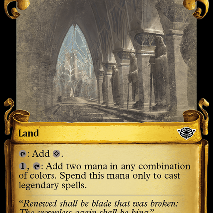 Great Hall of the Citadel (Showcase) [The Lord of the Rings: Tales of Middle-earth]