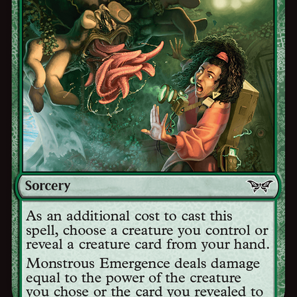 Monstrous Emergence [Duskmourn: House of Horror] Foil