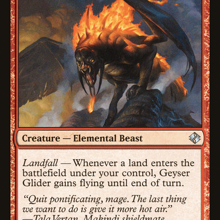 Geyser Glider [Duel Decks: Venser vs. Koth]