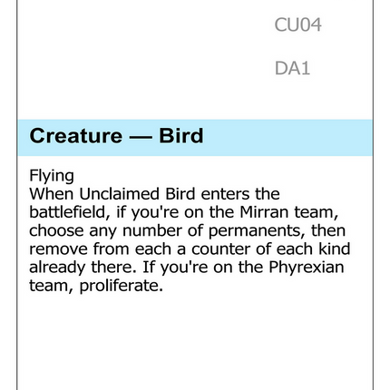 Unclaimed Bird [Unknown Event]