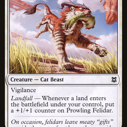Prowling Felidar [Zendikar Rising]