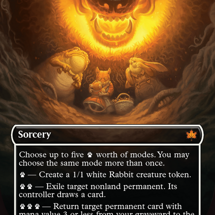 Season of the Burrow (Showcase) (Borderless) [Bloomburrow] Foil