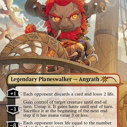 Angrath, the Flame-Chained (Borderless) [Secret Lair Drop]