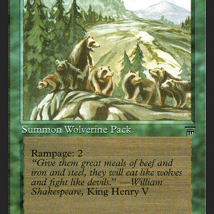Wolverine Pack [Legends]