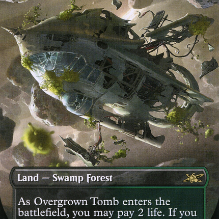 Overgrown Tomb (Borderless) [Unfinity]