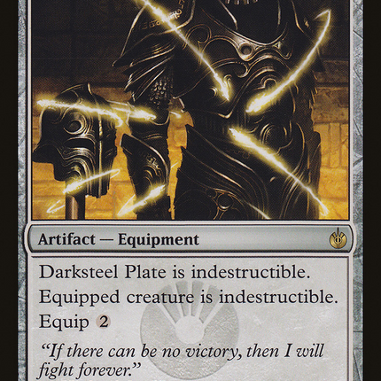 Darksteel Plate [Mirrodin Besieged]
