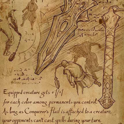 Conqueror's Flail (Borderless) [Secret Lair Drop]