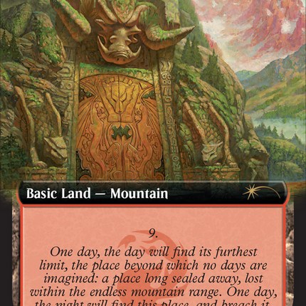 Mountain (1366) (Extended Art) [Secret Lair Drop]