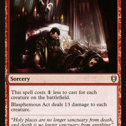 Blasphemous Act [Commander Legends: Battle for Baldur's Gate]