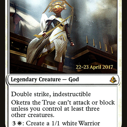 Oketra the True [Amonkhet Promos] Prerelease Foil