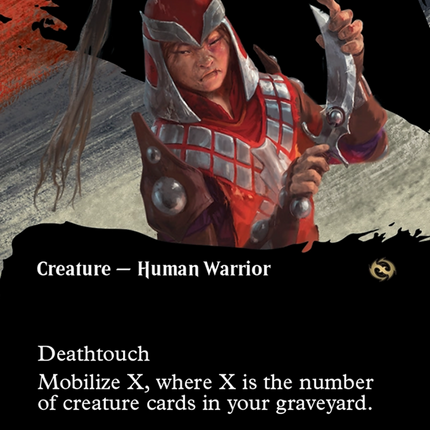 Avenger of the Fallen (Borderless) [Tarkir: Dragonstorm] Foil
