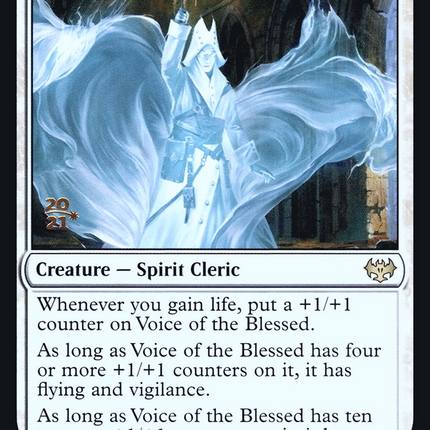 Voice of the Blessed [Innistrad: Crimson Vow Promos] Prerelease Foil