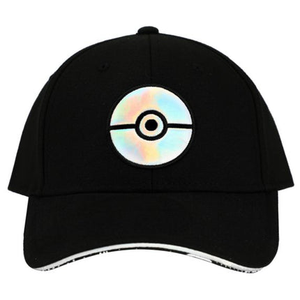 Pokemon Holographic Pokeball Graphic Brim Snapback Hat