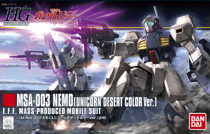 1/144 HGUC Nemo (Unicorn Desert Color Ver.)