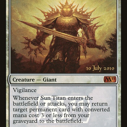 Sun Titan [Magic 2011 Promos] Prerelease Foil