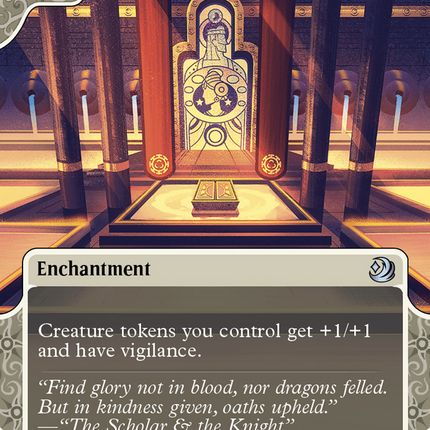 Intangible Virtue (Showcase) (Borderless) [Wilds of Eldraine: Enchanting Tales]