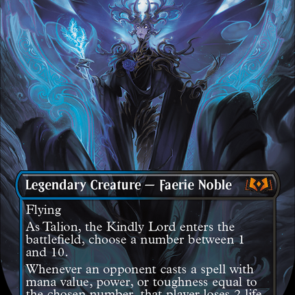 Talion, the Kindly Lord (Borderless) [Wilds of Eldraine]