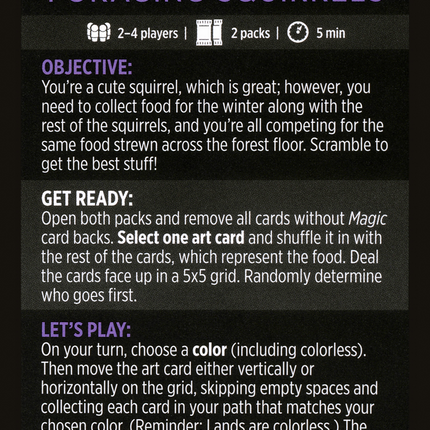 Foraging Squirrels // Foraging Squirrels (cont'd) [Modern Horizons 2 Minigames]