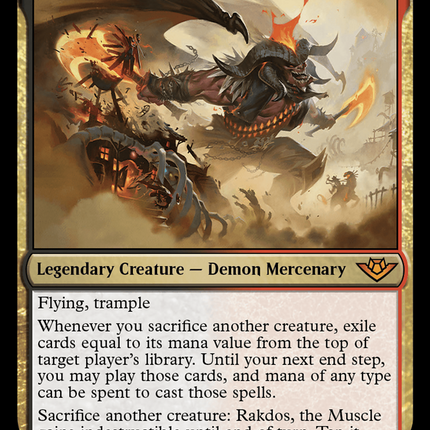 Rakdos, the Muscle [Outlaws of Thunder Junction] Foil