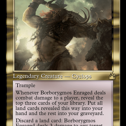 Borborygmos Enraged (Retro) [Ravnica Remastered]