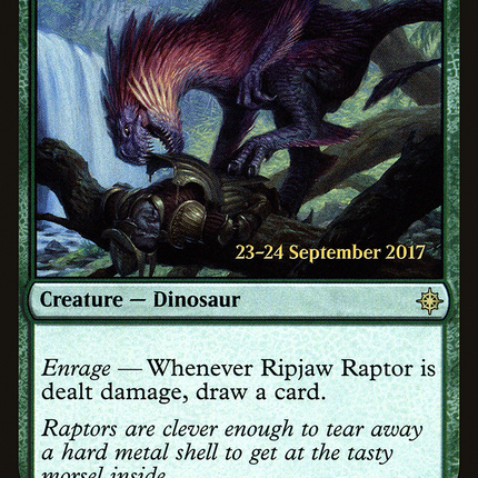 Ripjaw Raptor [Ixalan Promos] Prerelease Foil