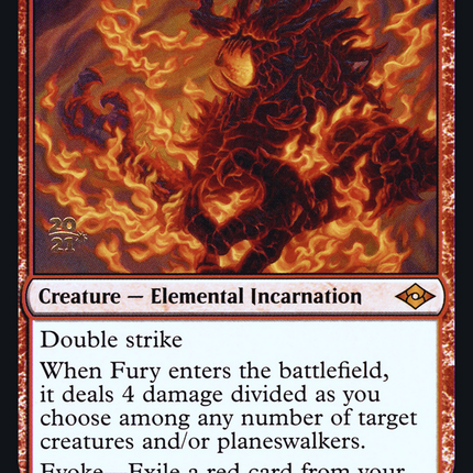 Fury [Modern Horizons 2 Promos] Prerelease Foil