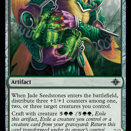 Jade Seedstones // Jadeheart Attendant [The Lost Caverns of Ixalan]