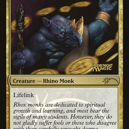 Rhox War Monk [Friday Night Magic 2011] Foil