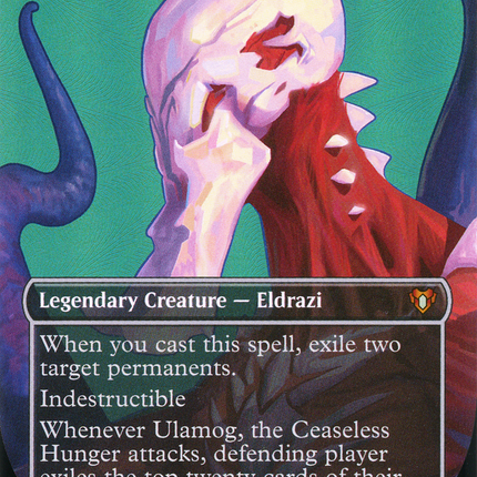 Ulamog, the Ceaseless Hunger (Borderless) [Commander Masters] Textured Foil