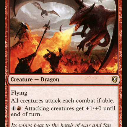 Warmonger Hellkite [Commander Legends: Battle for Baldur's Gate]