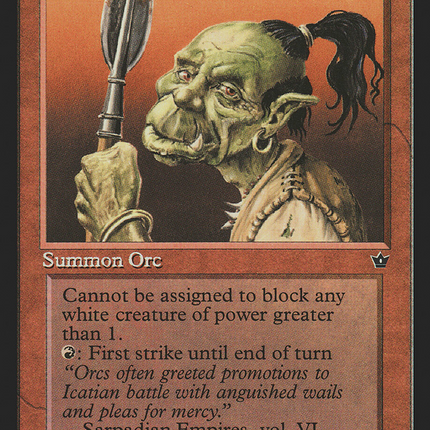 Orcish Veteran (Frazier) [Fallen Empires]