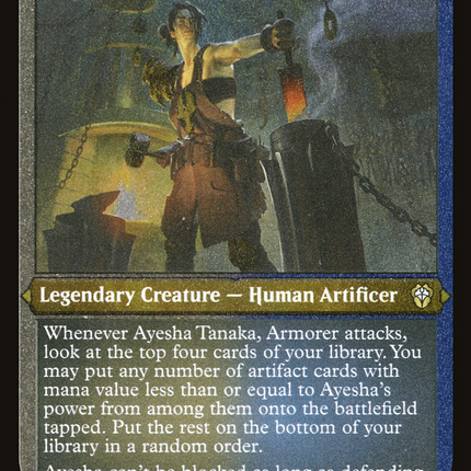 Ayesha Tanaka, Armorer [Dominaria United Commander] Etched Foil