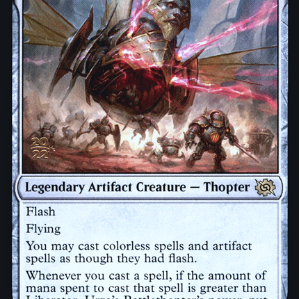 Liberator, Urza's Battlethopter [The Brothers' War Promos] Prerelease Foil