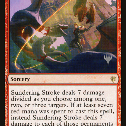 Sundering Stroke [Throne of Eldraine Promos]