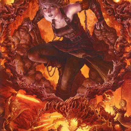 Nahiri, Heir of the Ancients // Nahiri, Heir of the Ancients (Borderless) [Zendikar Rising Art Series]