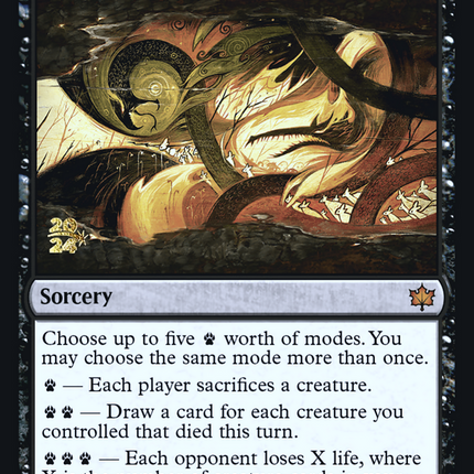 Season of Loss [Bloomburrow Promos] Prerelease Foil