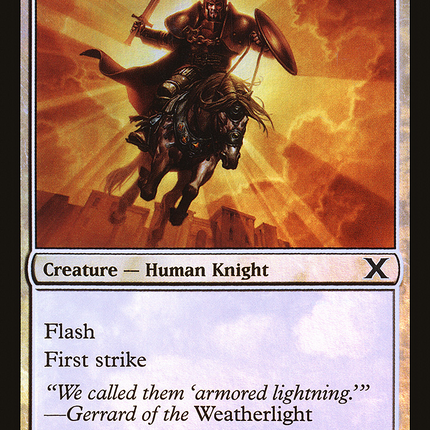 Benalish Knight [Tenth Edition] Foil