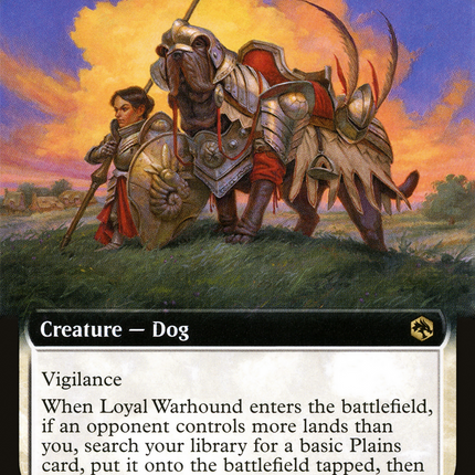 Loyal Warhound (Extended Art) [Adventures in the Forgotten Realms]