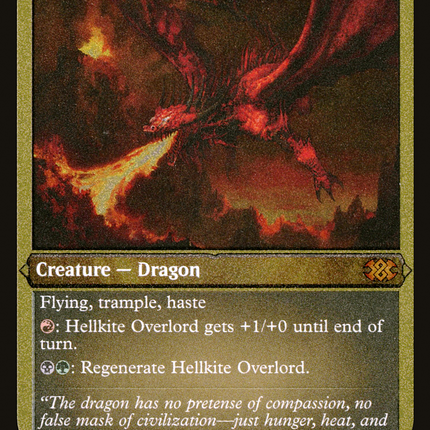 Hellkite Overlord [Double Masters 2022] Etched Foil