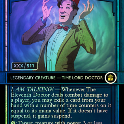 The Eleventh Doctor (Showcase) (Borderless) [Doctor Who] Serialized Foil