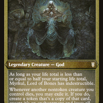 Myrkul, Lord of Bones [Commander Legends: Battle for Baldur's Gate] Etched Foil