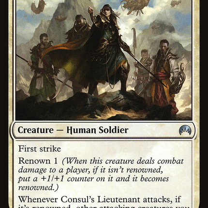 Consul's Lieutenant [The List]