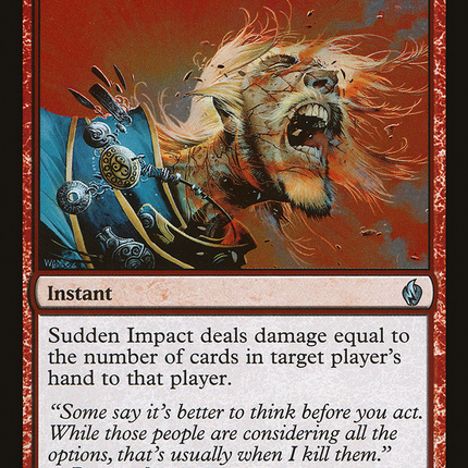 Sudden Impact [Premium Deck Series: Fire and Lightning] Foil