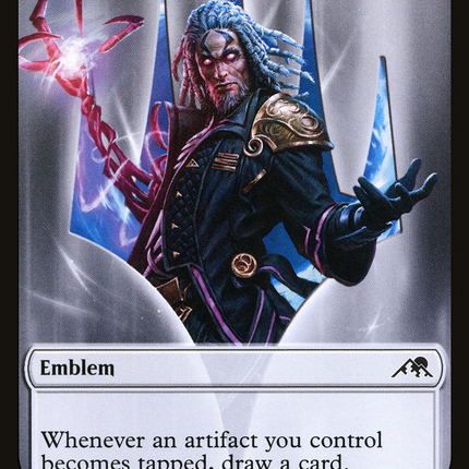 Tezzeret, Betrayer of Flesh Emblem [Kamigawa: Neon Dynasty Tokens]