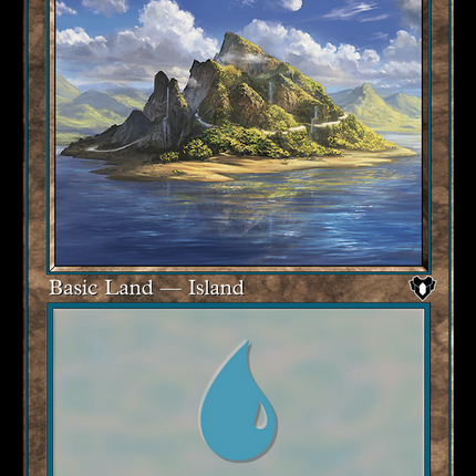 Island (Retro) (440) [Commander Masters]