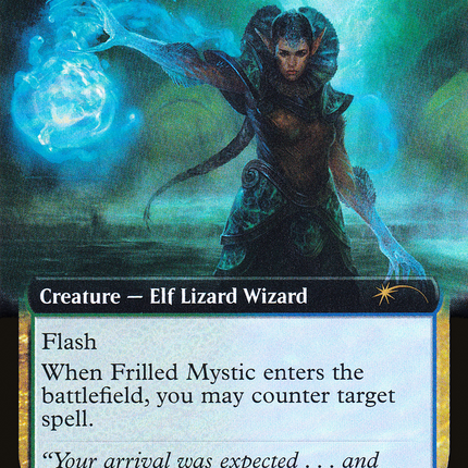 Frilled Mystic (Extended Art) [Secret Lair Drop] Foil